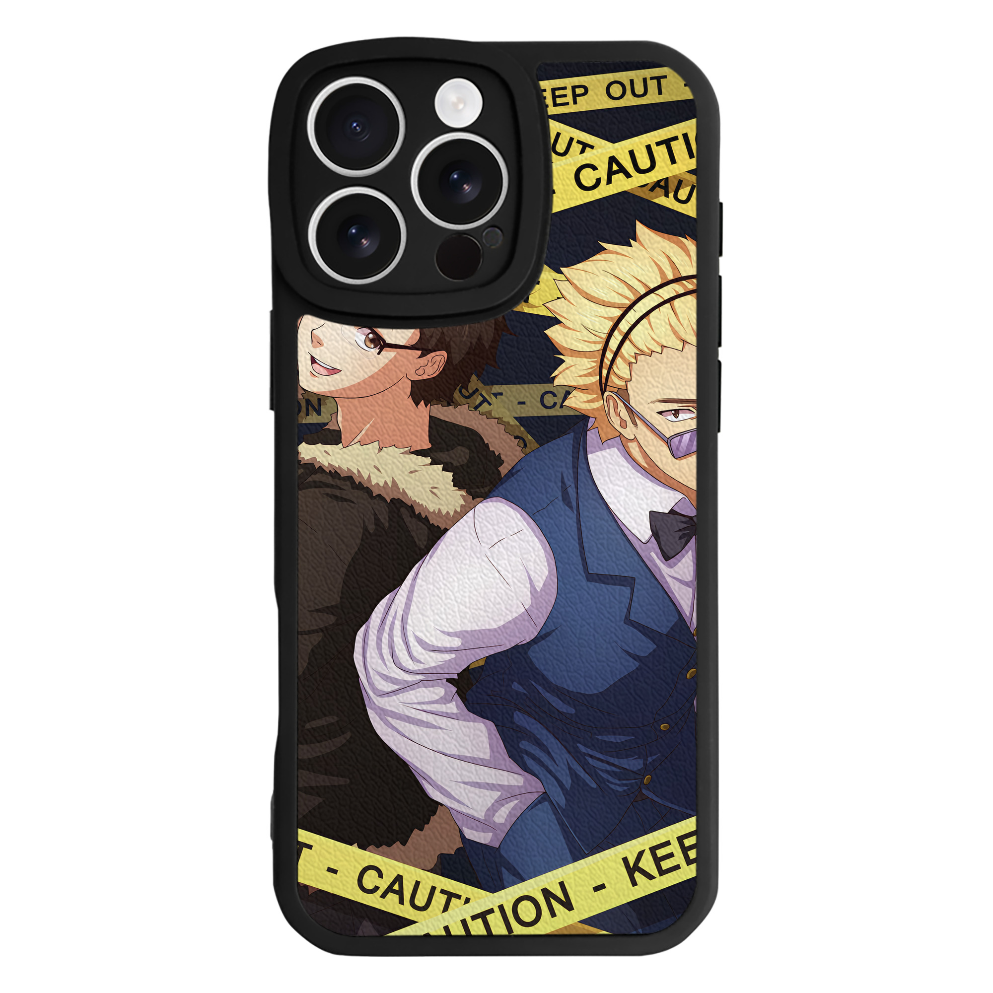 （画像用） ハイキュー!! Haikyu!! 【iPhone 16シリーズ対応】シリコンスマホケース（レザー調） 材質：シリコン
